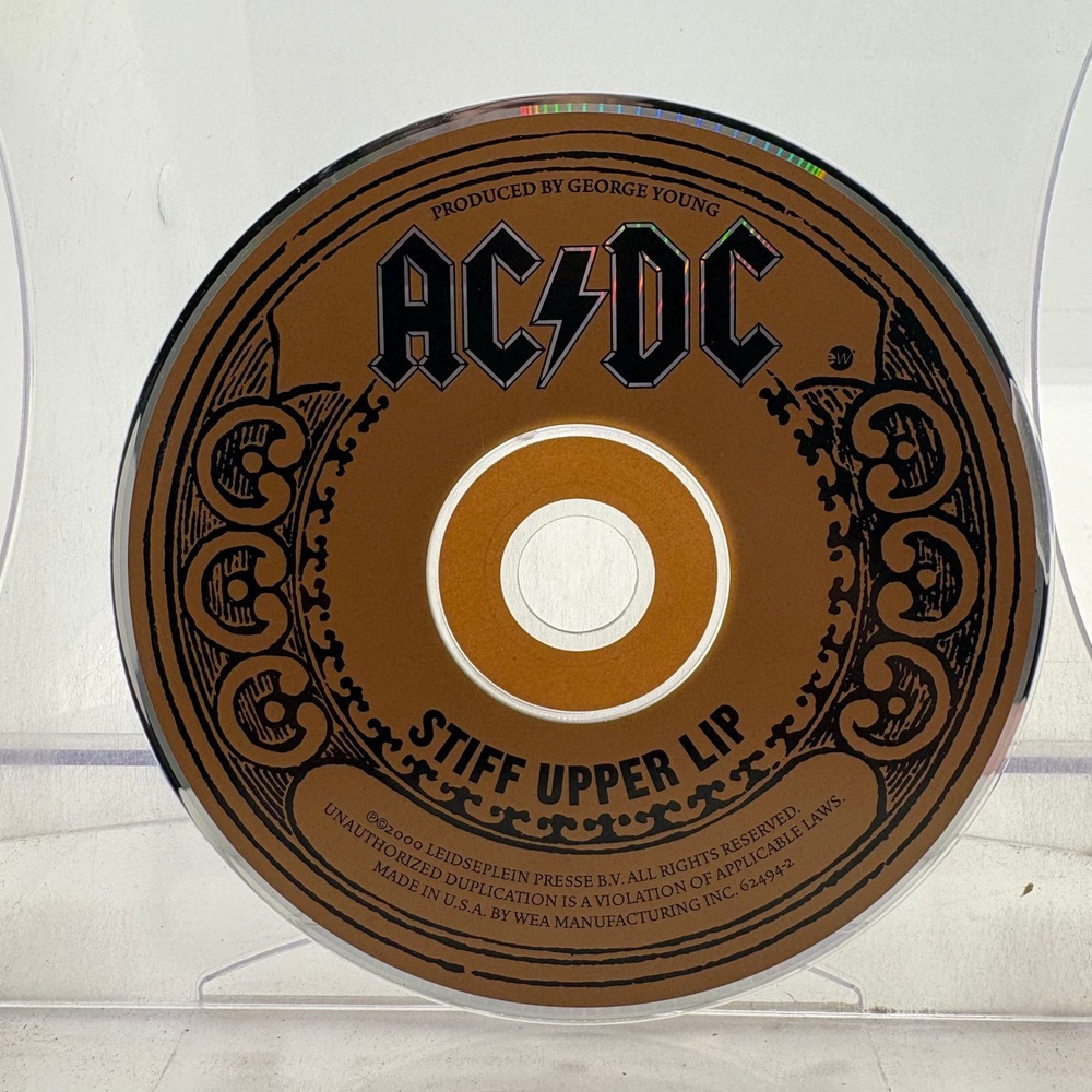 AC/DC Stiff Upper Lip CD 2000 WEA Manufacturing 62494-2 Hard Rock George Young